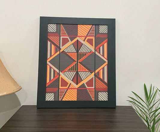 Geometric Wall Art - Collection 4 No.15 - 33.5x39.5cm