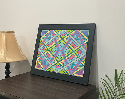 Geometric Wall Art - Collection 3 No.14 - 33.5x39.5cm