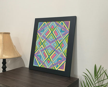 Geometric Wall Art - Collection 3 No.14 - 33.5x39.5cm