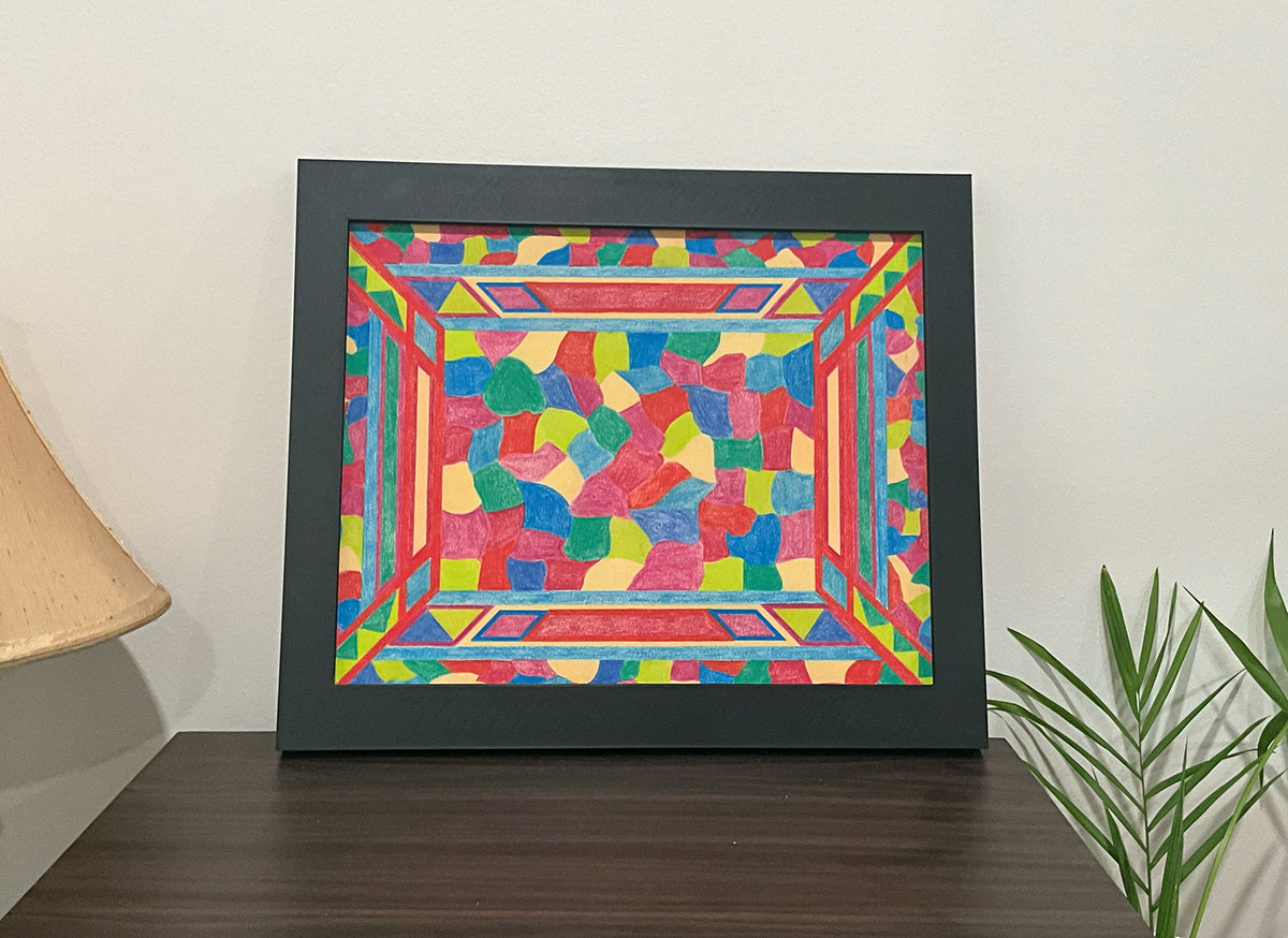 Geometric Wall Art - Collection 3 No.21 - 33.5x39.5cm