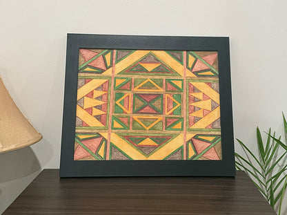 Geometric Wall Art - Collection 3 No.4 - 33.5x39.5cm