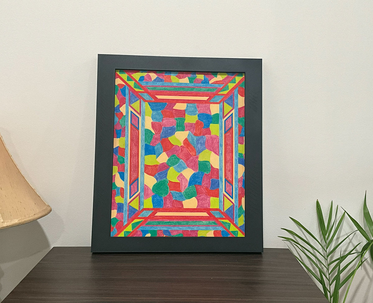 Geometric Wall Art - Collection 3 No.21 - 33.5x39.5cm