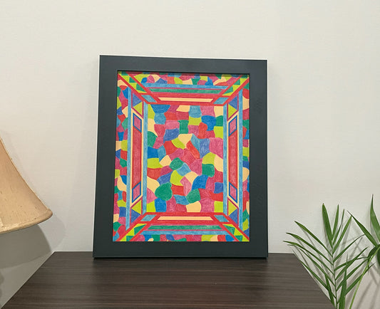 Geometric Wall Art - Collection 3 No.21 - 33.5x39.5cm