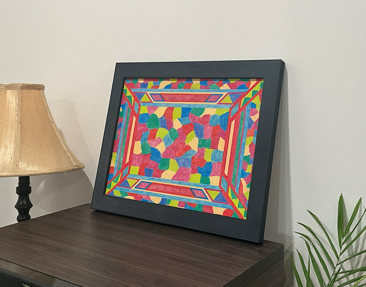 Geometric Wall Art - Collection 3 No.21 - 33.5x39.5cm