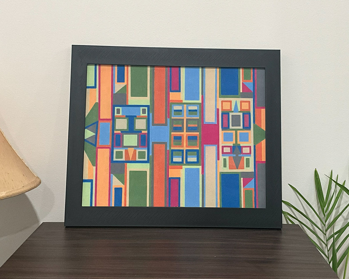 Geometric Wall Art - Collection 4 No.10 - 33.5x39.5cm