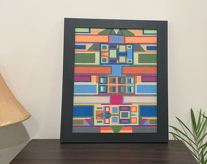 Geometric Wall Art - Collection 4 No.10 - 33.5x39.5cm