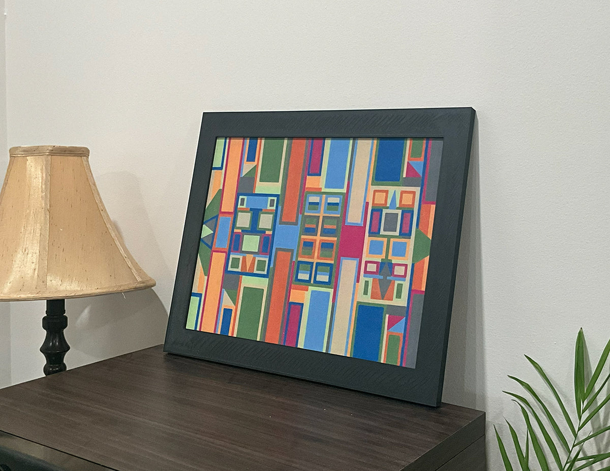 Geometric Wall Art - Collection 4 No.10 - 33.5x39.5cm