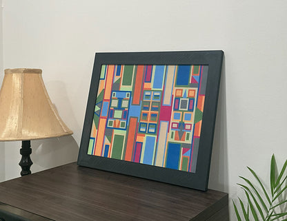 Geometric Wall Art - Collection 4 No.10 - 33.5x39.5cm