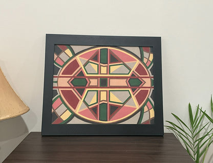 Geometric Wall Art - Collection 4 No.11 - 33.5x39.5cm