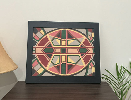 Geometric Wall Art - Collection 4 No.11 - 33.5x39.5cm