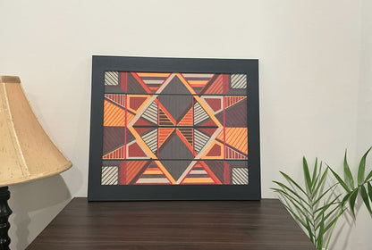 Geometric Wall Art - Collection 4 No.15 - 33.5x39.5cm