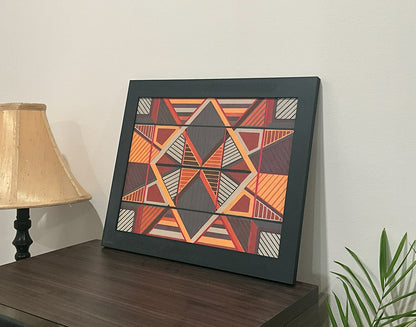 Geometric Wall Art - Collection 4 No.15 - 33.5x39.5cm
