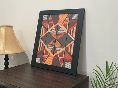 Geometric Wall Art - Collection 4 No.15 - 33.5x39.5cm