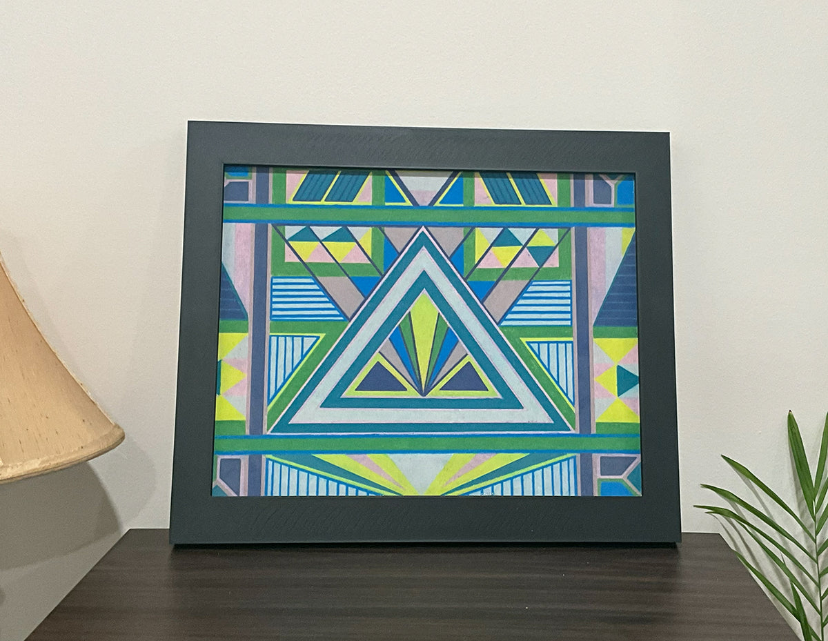 Geometric Wall Art - Collection 4 No.16 - 33.5x39.5cm