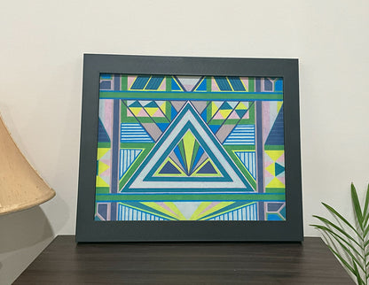 Geometric Wall Art - Collection 4 No.16 - 33.5x39.5cm