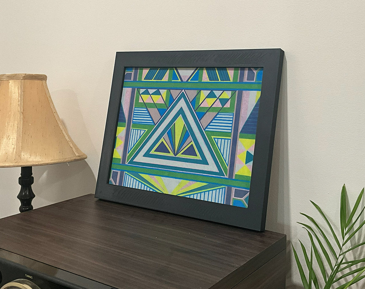 Geometric Wall Art - Collection 4 No.16 - 33.5x39.5cm